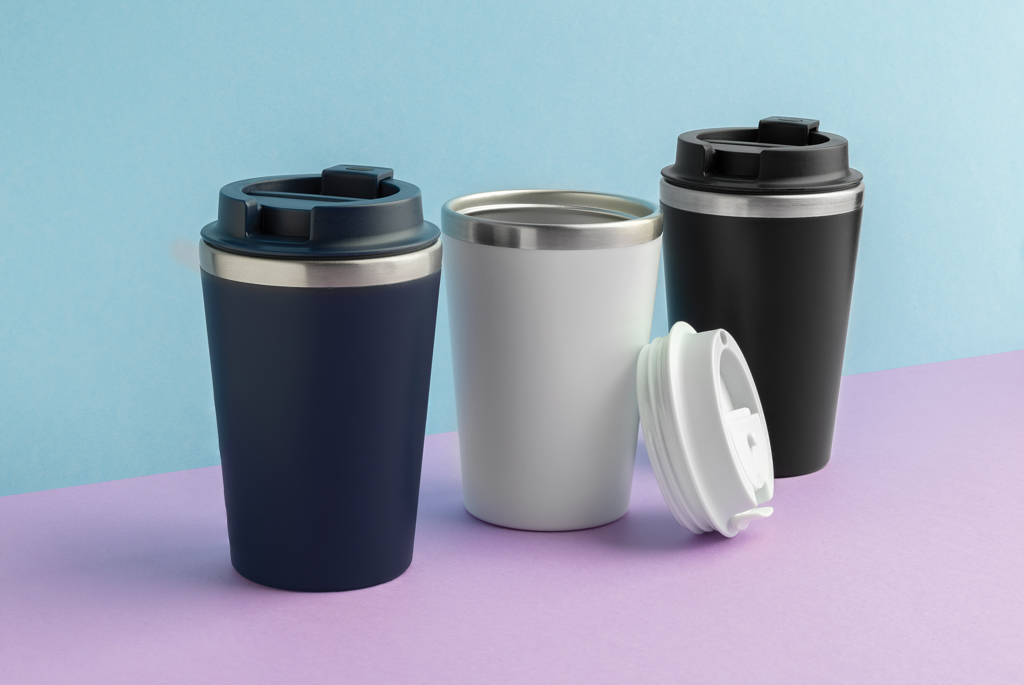 Taza de doble pared reciclado RCS Java 350 ml