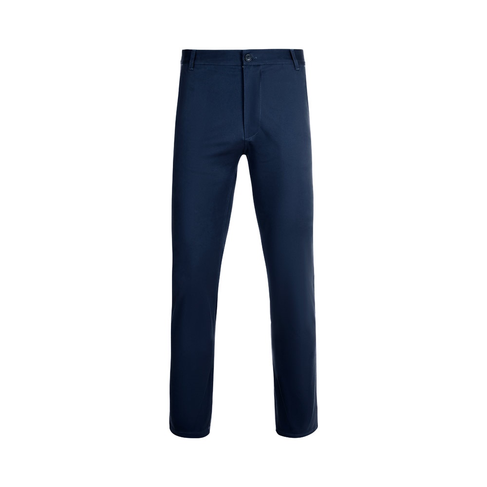 VL VISHNU. Pantalón chino unisex elástico (260g/m²), en algodón (98%) y elastano (2%)