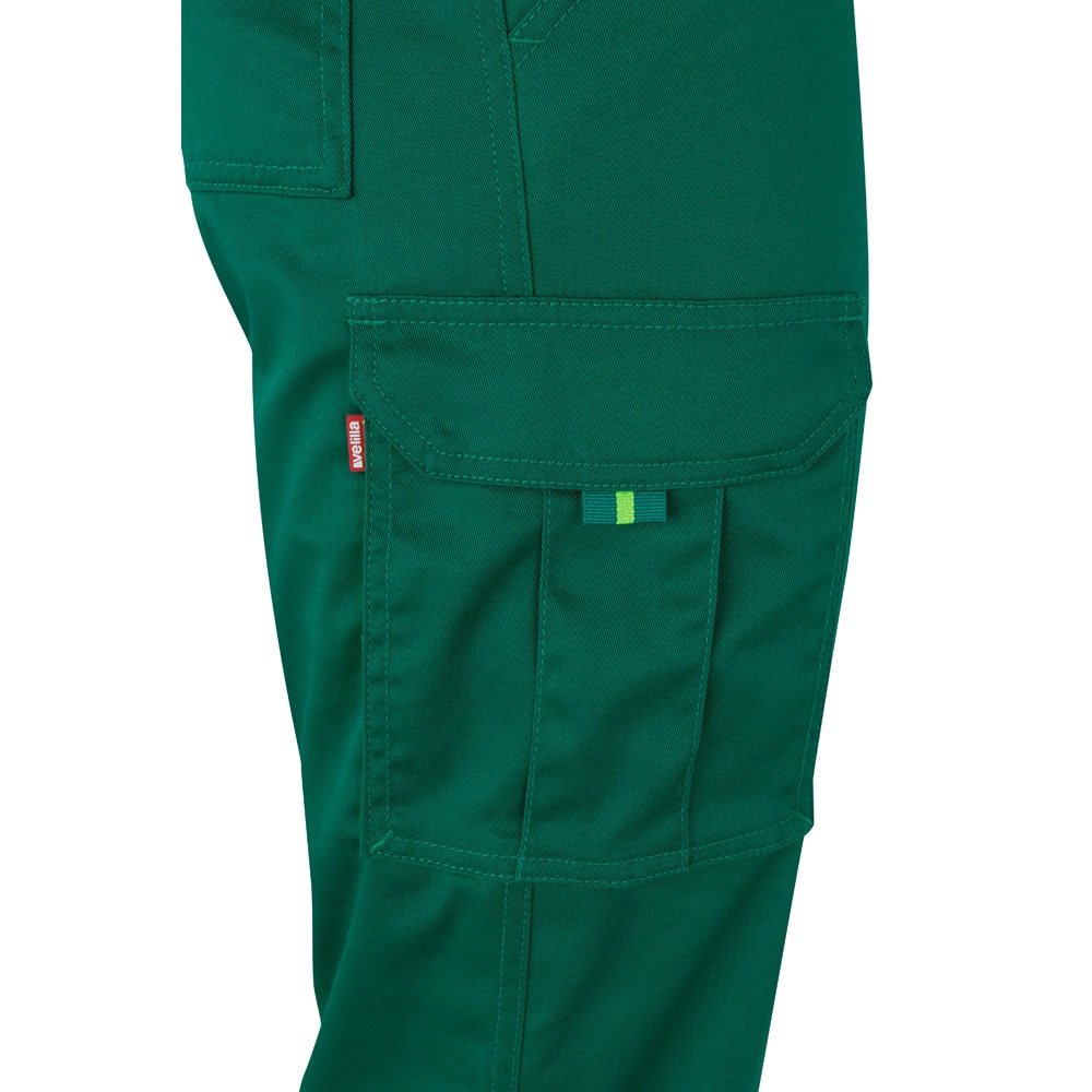VL ZEUS. Pantalón elástico multibolsillos bicolor (240 g/m²), en algodón (46 %), EME (38 %) y poliéster (16 %)