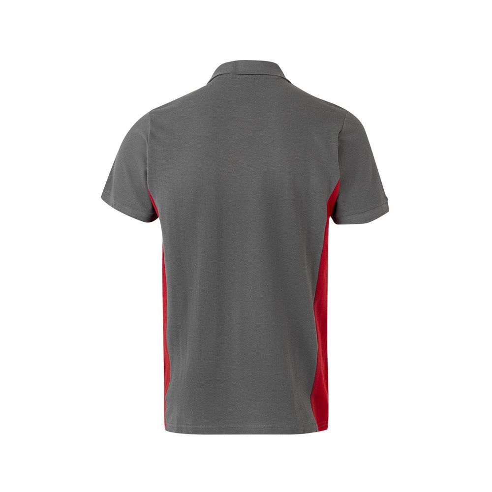 VL SUPAY. Polo piqué bicolor (180g/m²), manga corta, en algodón (60%) y poliéster (40%)