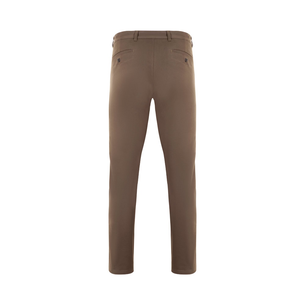 VL VISHNU. Pantalón chino unisex elástico (260g/m²), en algodón (98%) y elastano (2%)