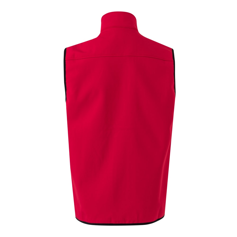 VL VARUNA. Chaleco soft shell (280g/m²), con forro polar, en poliéster (94%) y elastano (6%)