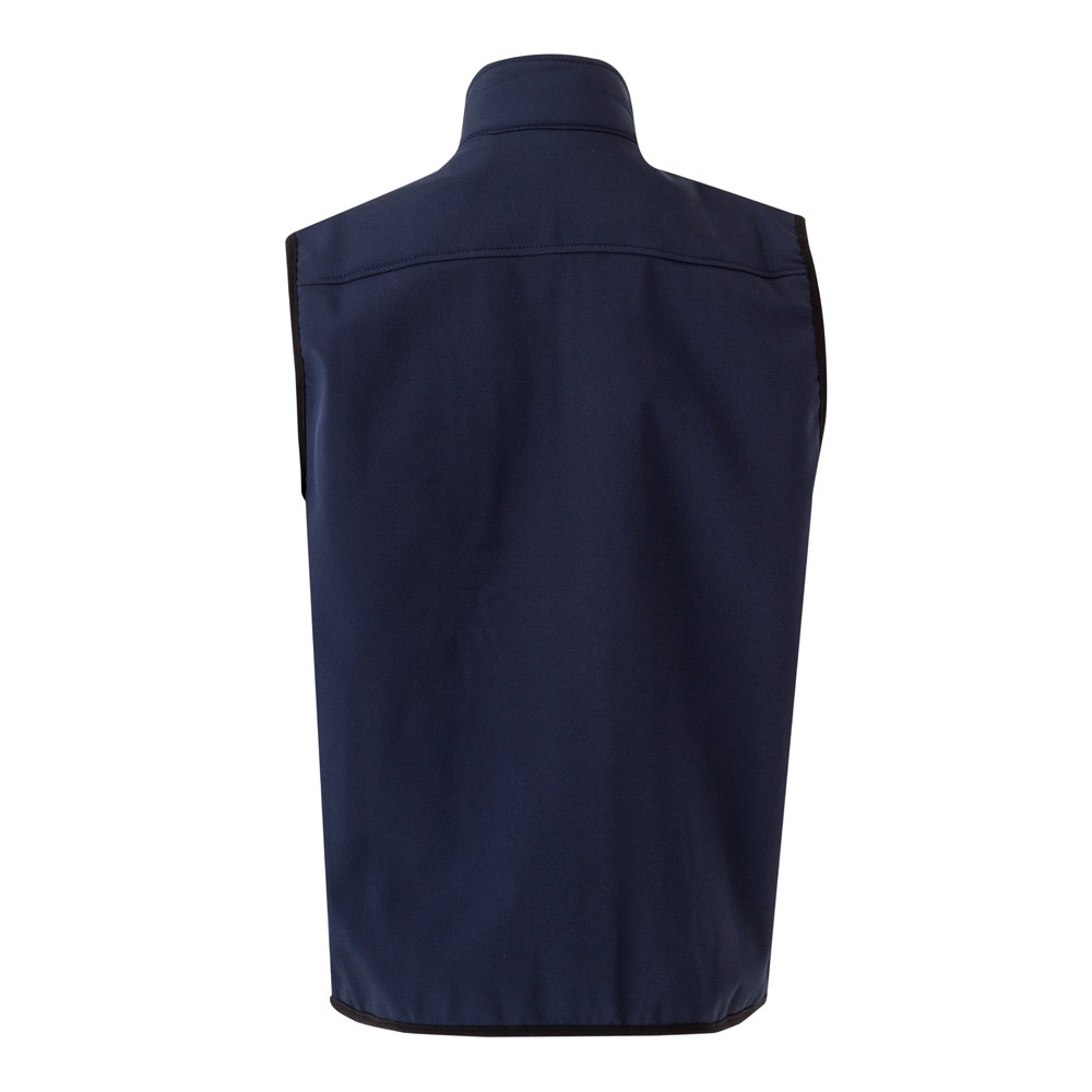 VL VARUNA. Chaleco soft shell (280g/m²), con forro polar, en poliéster (94%) y elastano (6%)