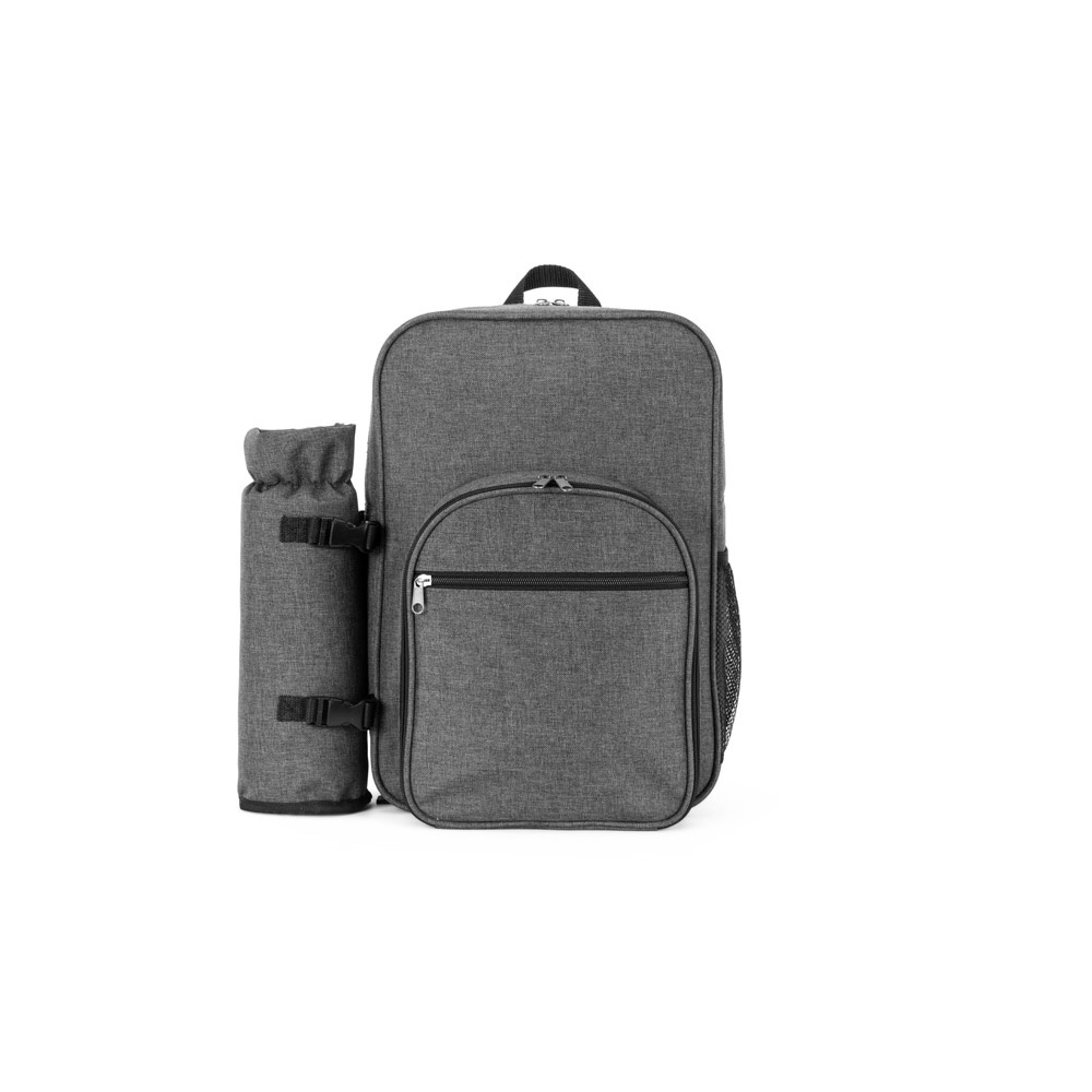 WHITSUNDAY. Mochila nevera para pícnic de poliéster reciclado de alta densidad 600D
