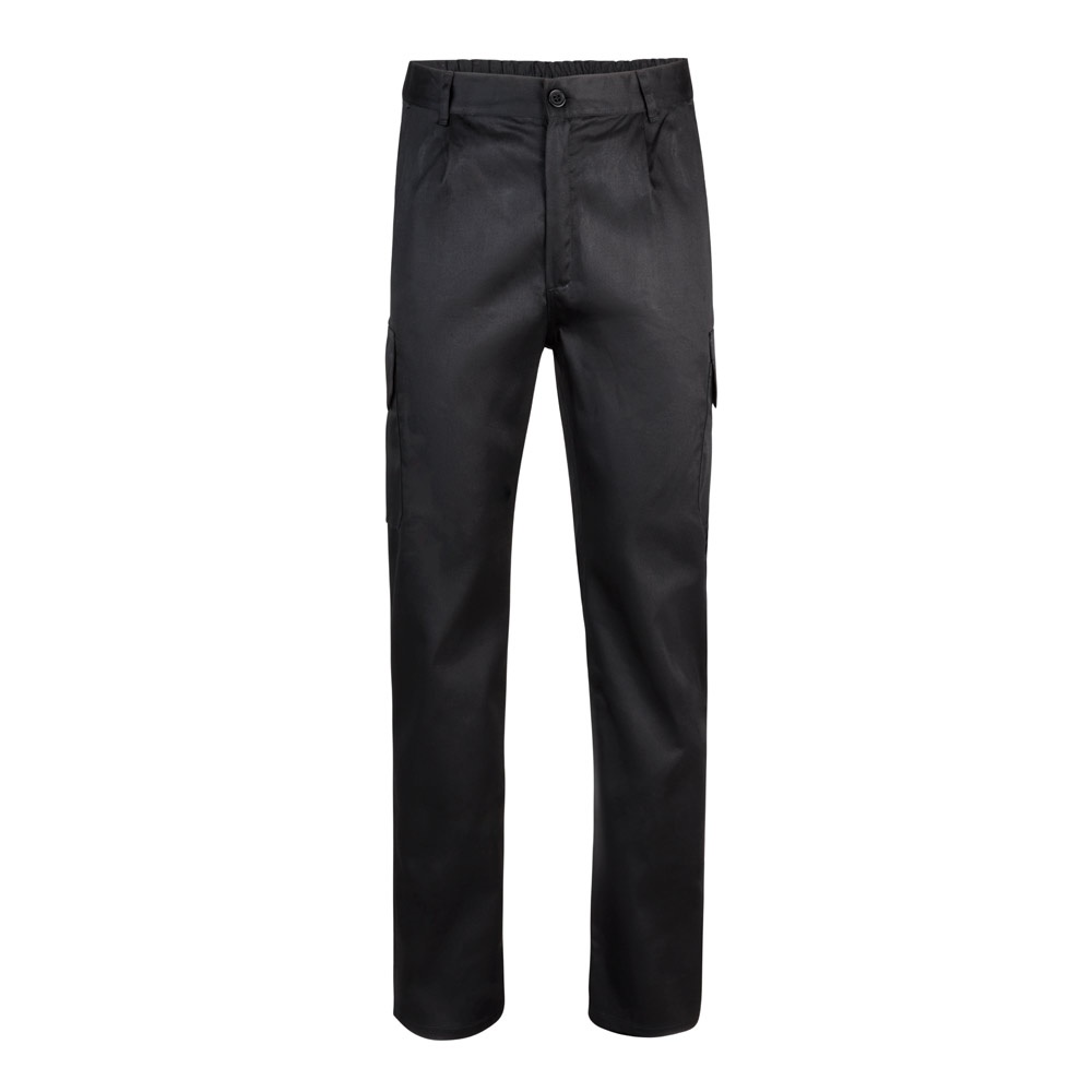 VL MABON. Pantalón multibolsillos de sarga (200g/m²), en algodón (35%) y poliéster (65%)