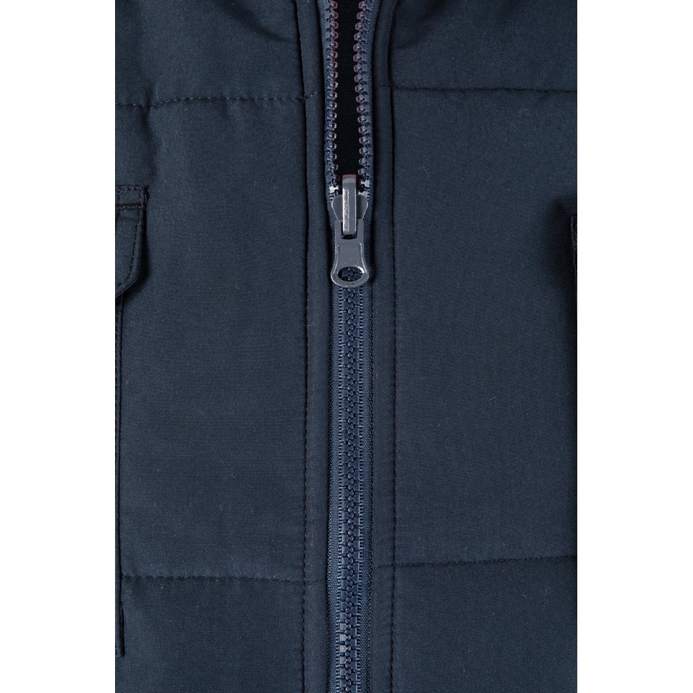 VL DIANA. Chaleco acolchado (220g/m²), reversible y multibolsillos, en poliéster (100%), con cierre de cremallera y tirador reversible