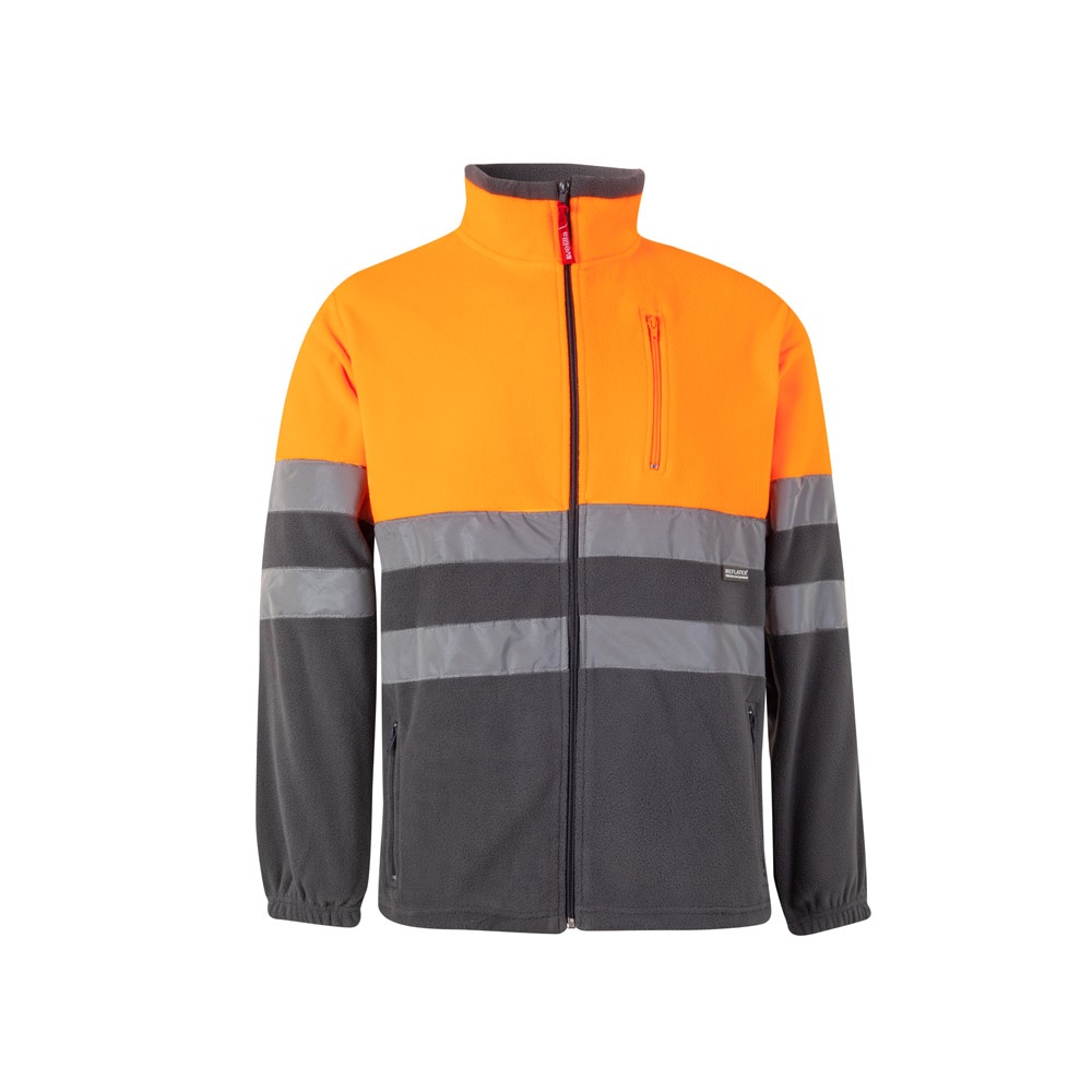 VL EROS. Chaqueta polar bicolor (280 g/m²), en poliéster (100%)