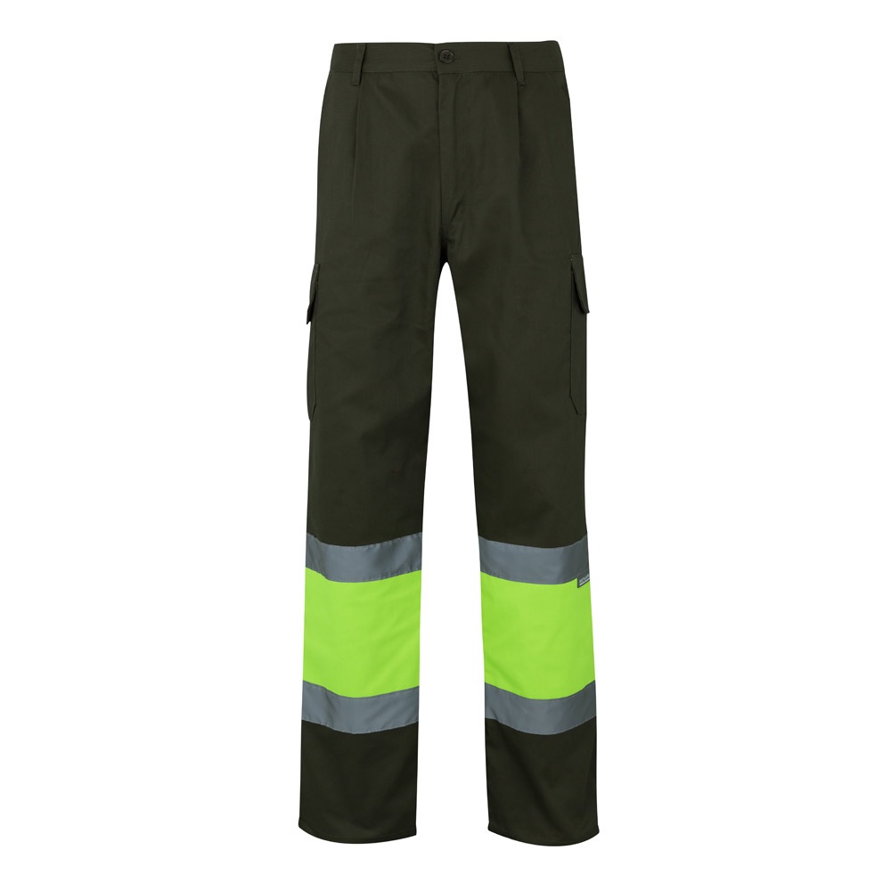 VL POSEIDON LARGE. Pantalón de sarga multibolsillos bicolor (210 g/m²), en algodón (20 %) y poliéster (80 %)