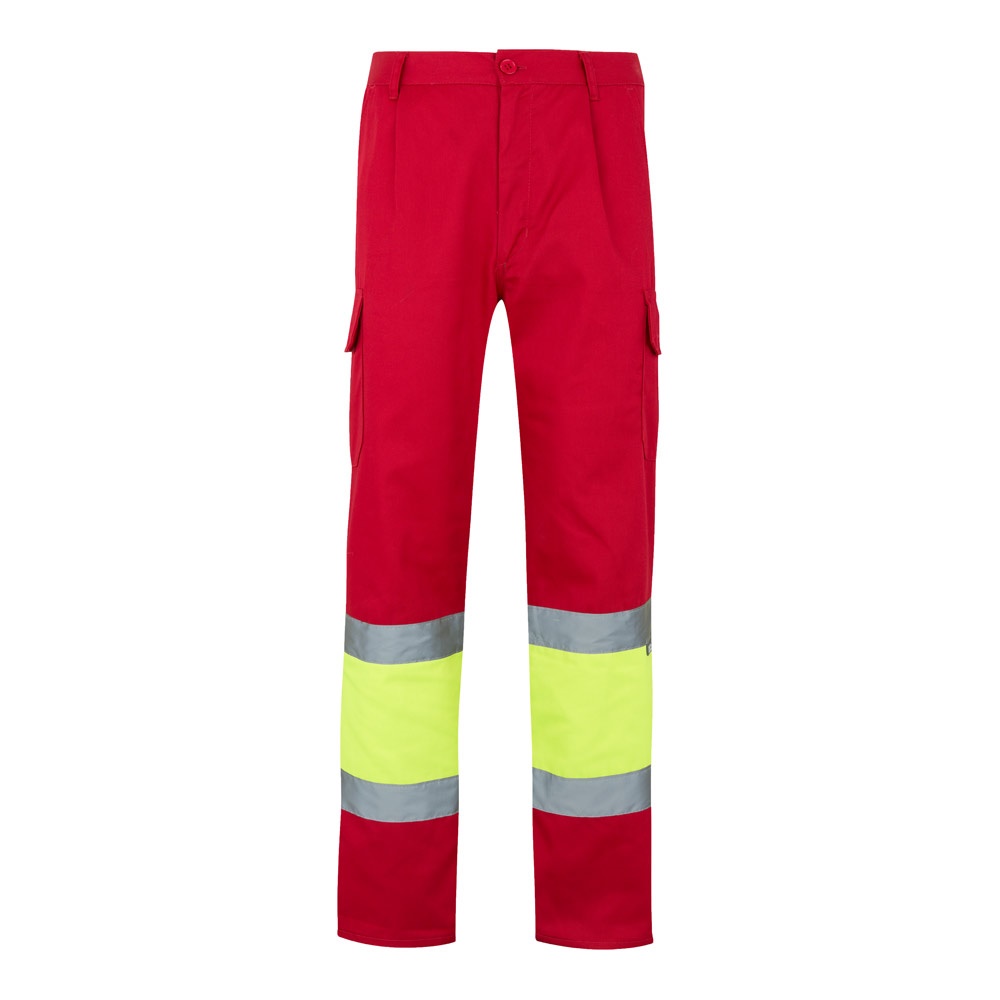 VL POSEIDON. Pantalón de sarga multibolsillos bicolor (210 g/m²), en algodón (20 %) y poliéster (80 %)