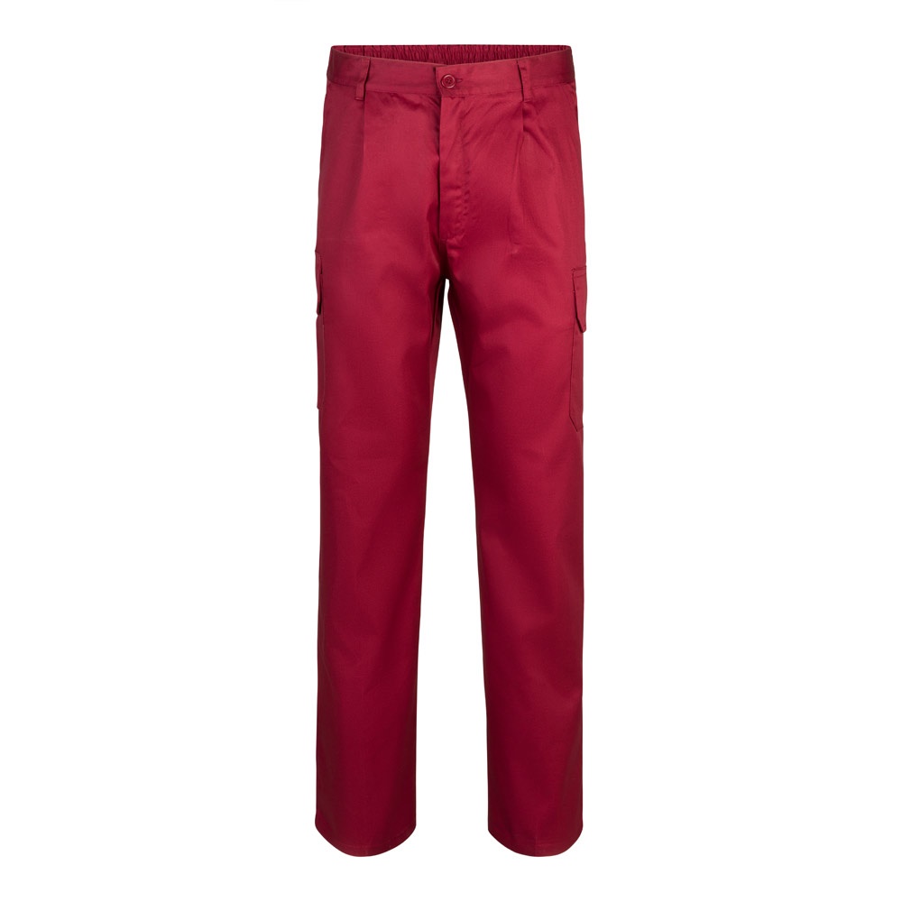 VL MABON. Pantalón multibolsillos de sarga (200g/m²), en algodón (35%) y poliéster (65%)