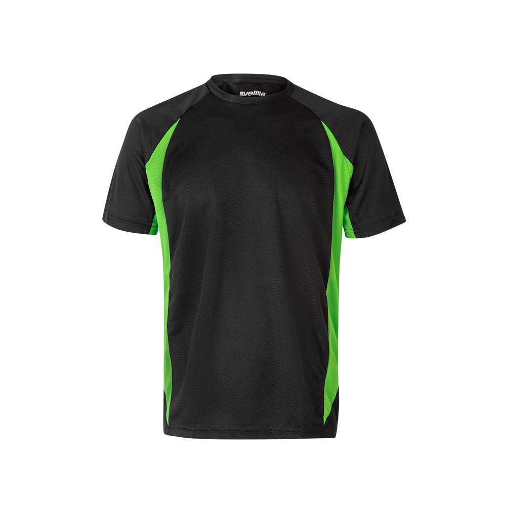 VL SLAYER. Camiseta técnica ojo de pájaro bicolor (160g/m²), en poliéster (100%)