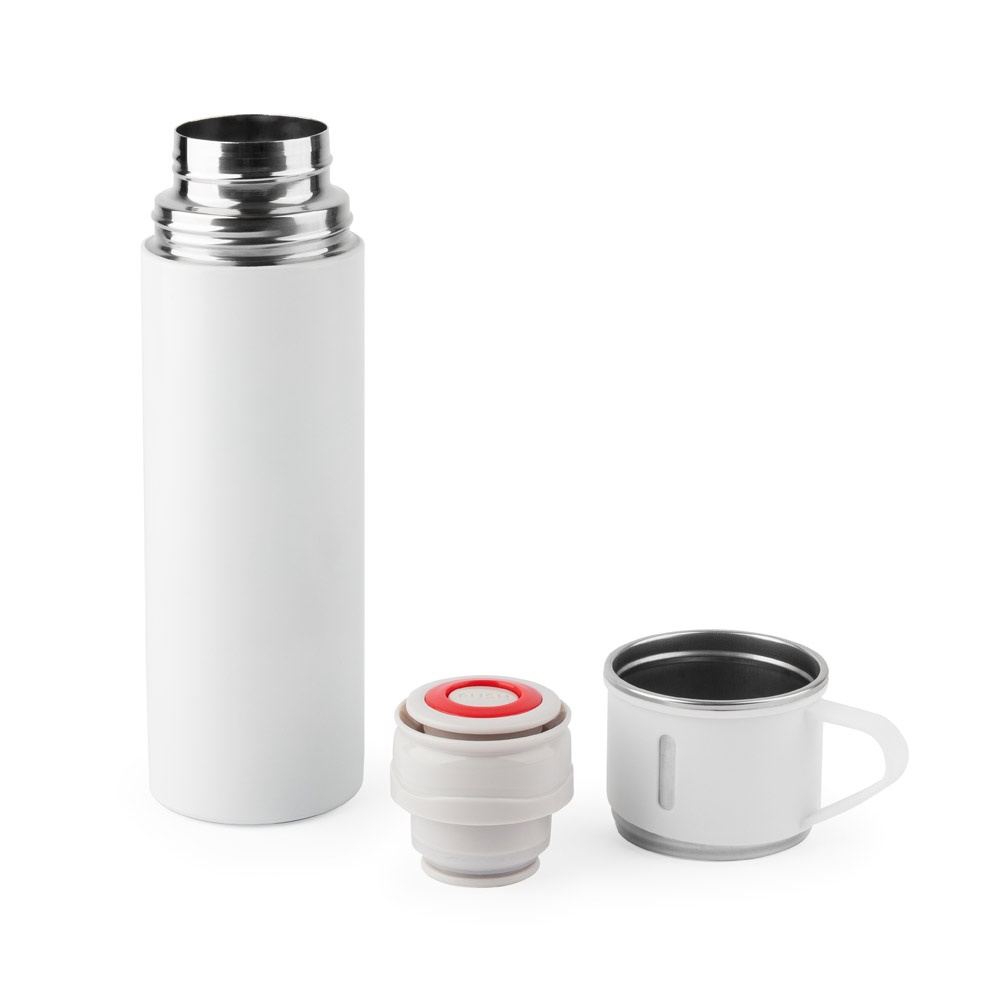 COMANECI. Botella de acero inoxidable de doble pared (90% reciclado) con acabado mate 490 mL