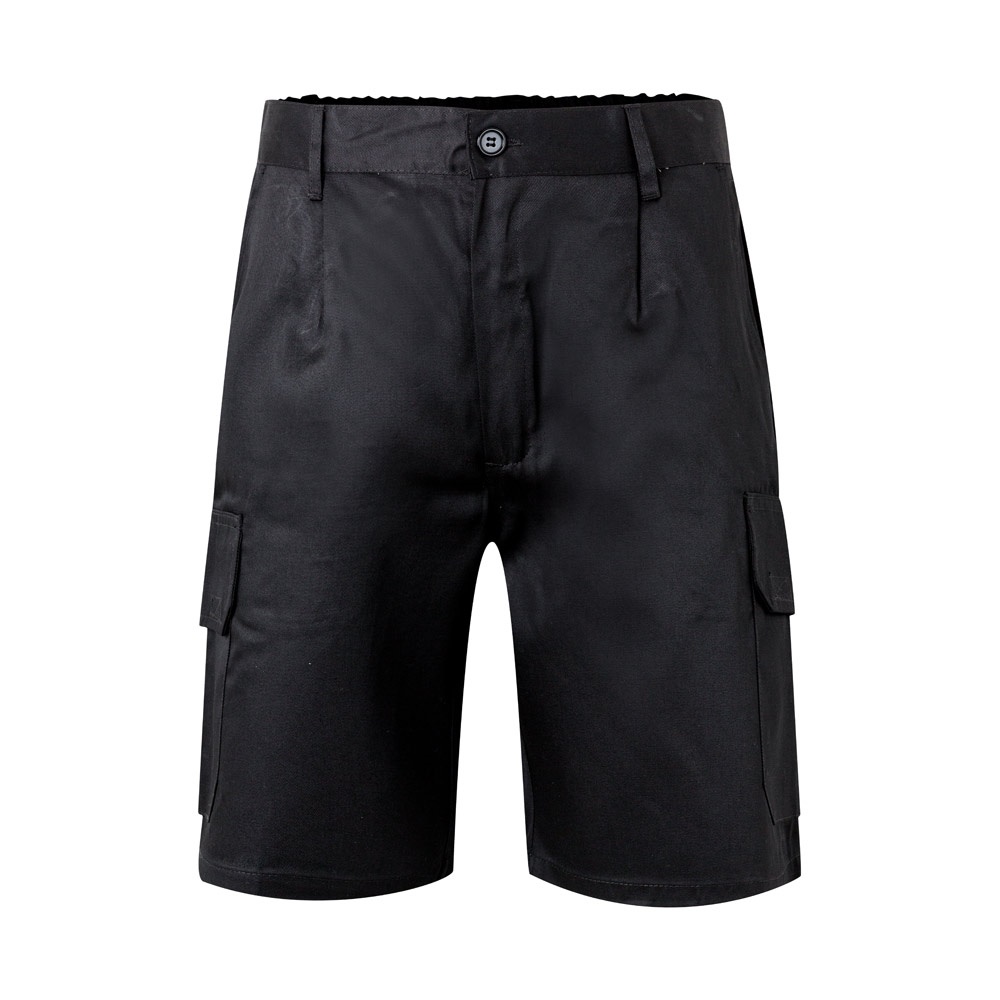 VL CHIONE. Bermudas en sarga multibolsillos (200g/m²), en algodón (35%) y poliéster (65%)