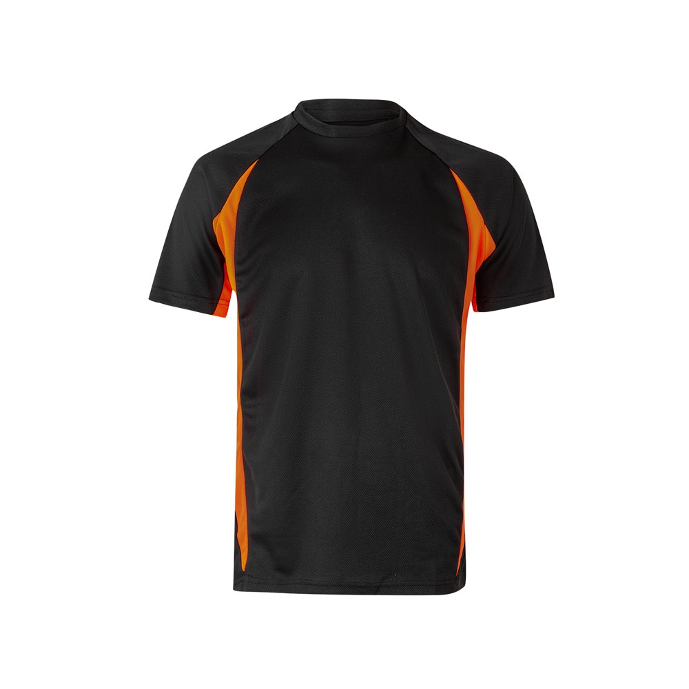 VL SLAYER. Camiseta técnica ojo de pájaro bicolor (160g/m²), en poliéster (100%)