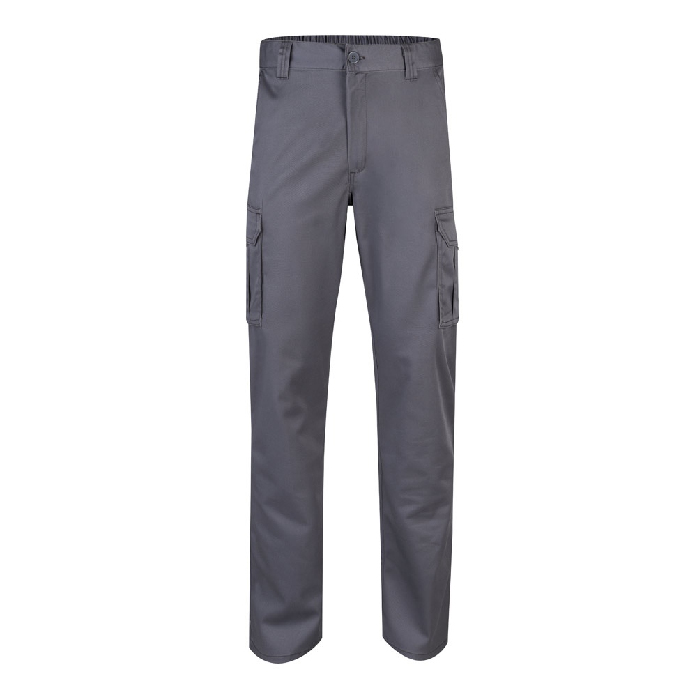 VL PAN. Pantalón elástico multibolsillos (290g/m²), en algodón (46%), EME (38%) y poliéster (16%)