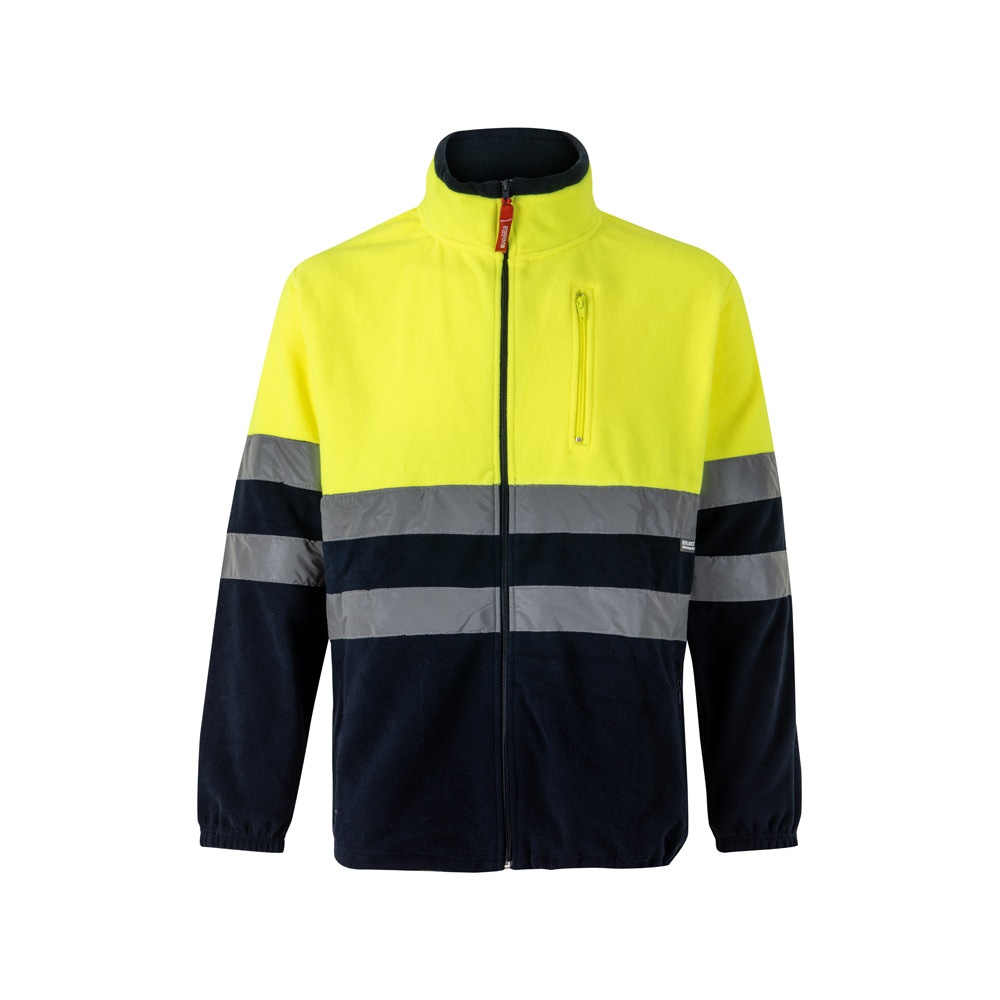 VL EROS. Chaqueta polar bicolor (280 g/m²), en poliéster (100%)