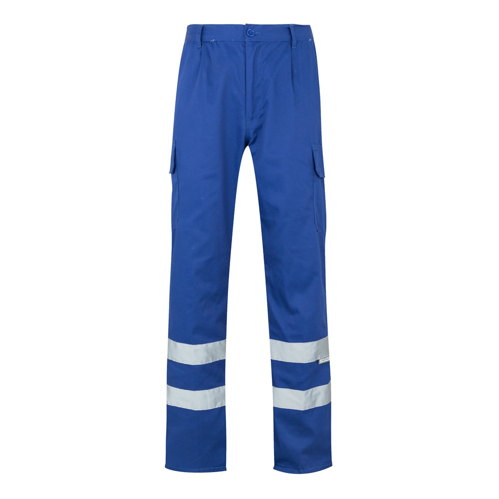 VL ASCLEPIUS. Pantalón multibolsillos de sarga (200g/m²), en algodón (35%) y poliéster (65%)
