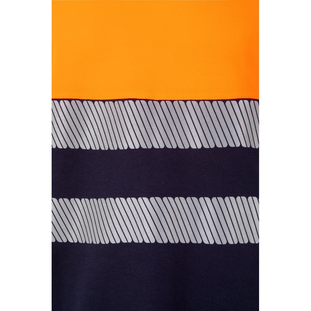 VL BASTET. Camiseta de piqué bicolor (150g/m²), en algodón (55%) y poliéster (45%)