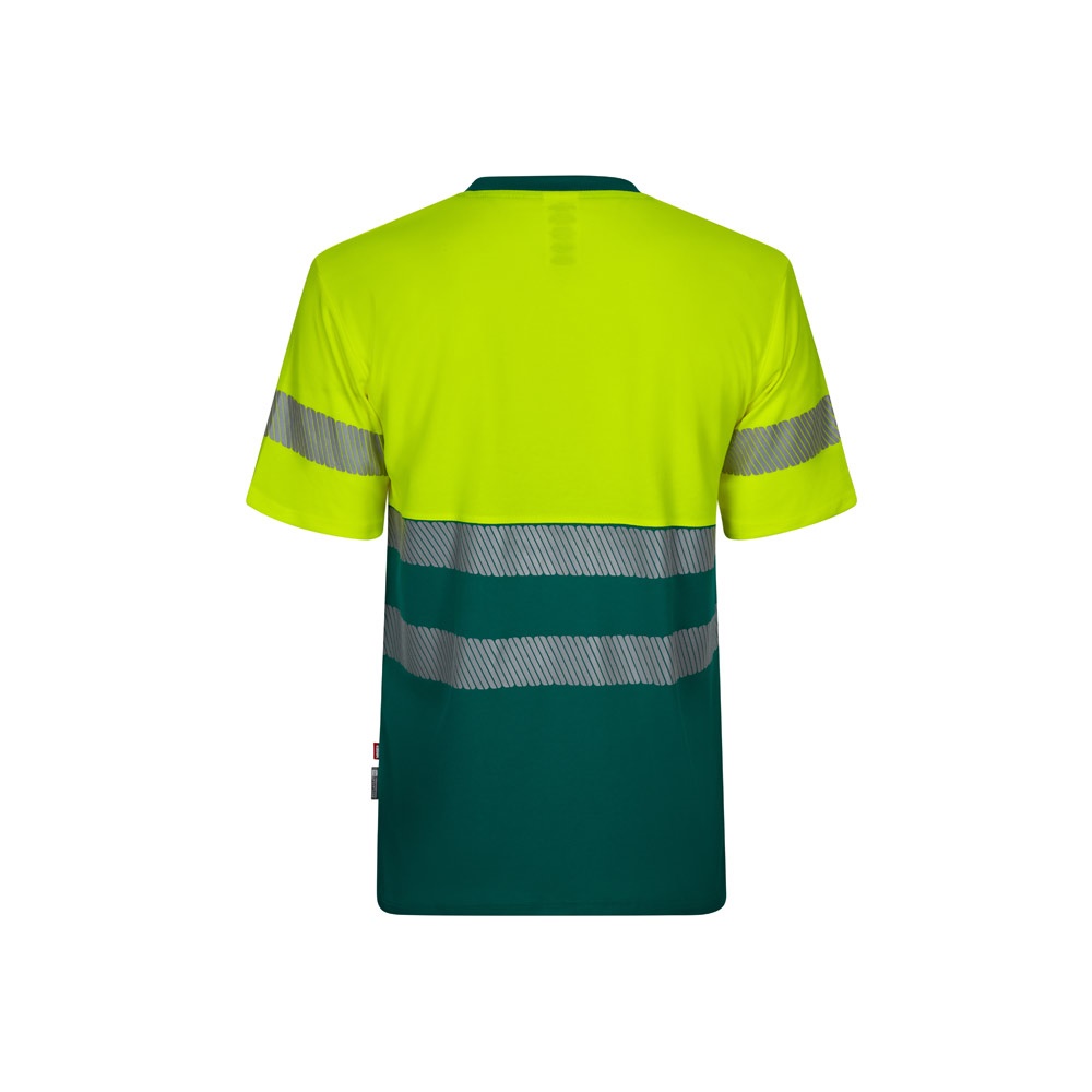 VL BASTET. Camiseta de piqué bicolor (150g/m²), en algodón (55%) y poliéster (45%)
