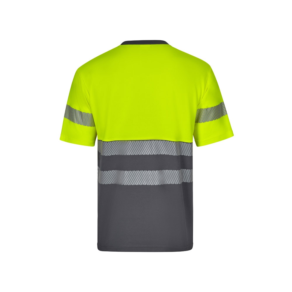 VL BASTET. Camiseta de piqué bicolor (150g/m²), en algodón (55%) y poliéster (45%)