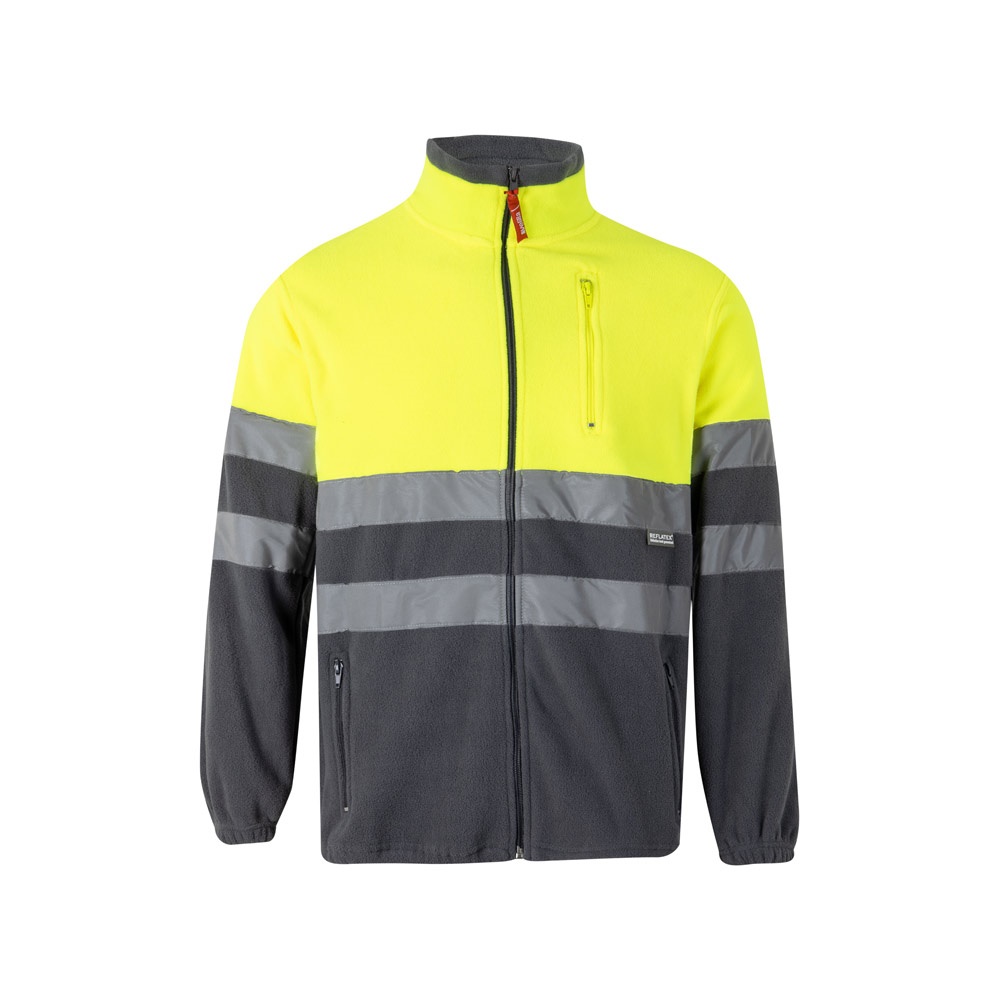 VL EROS. Chaqueta polar bicolor (280 g/m²), en poliéster (100%)