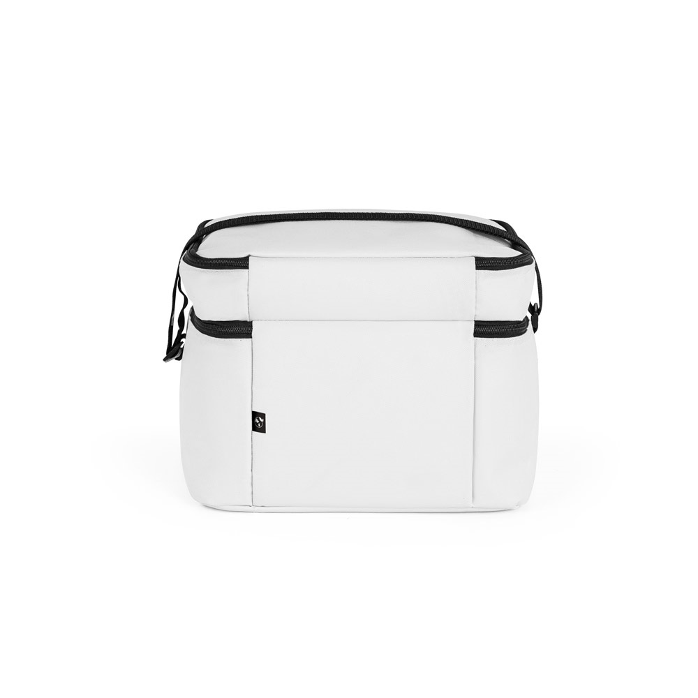 CANCUN LARGE. Bolsa térmica de poliéster reciclado 600D, con correa de cincha ajustable