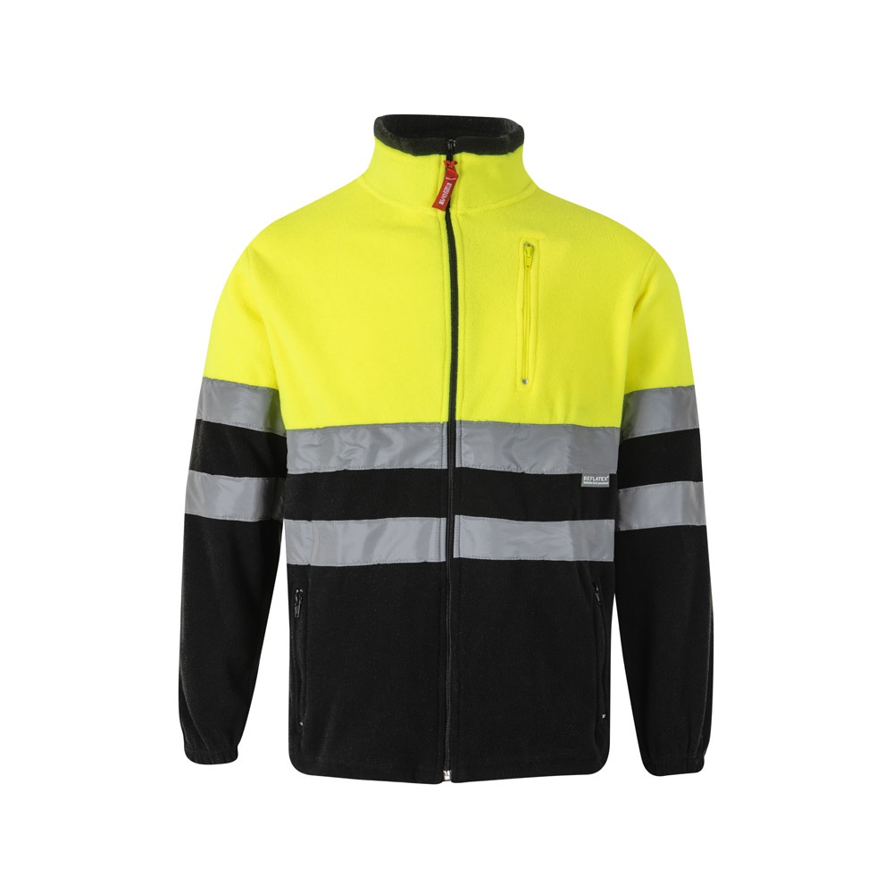 VL EROS. Chaqueta polar bicolor (280 g/m²), en poliéster (100%)