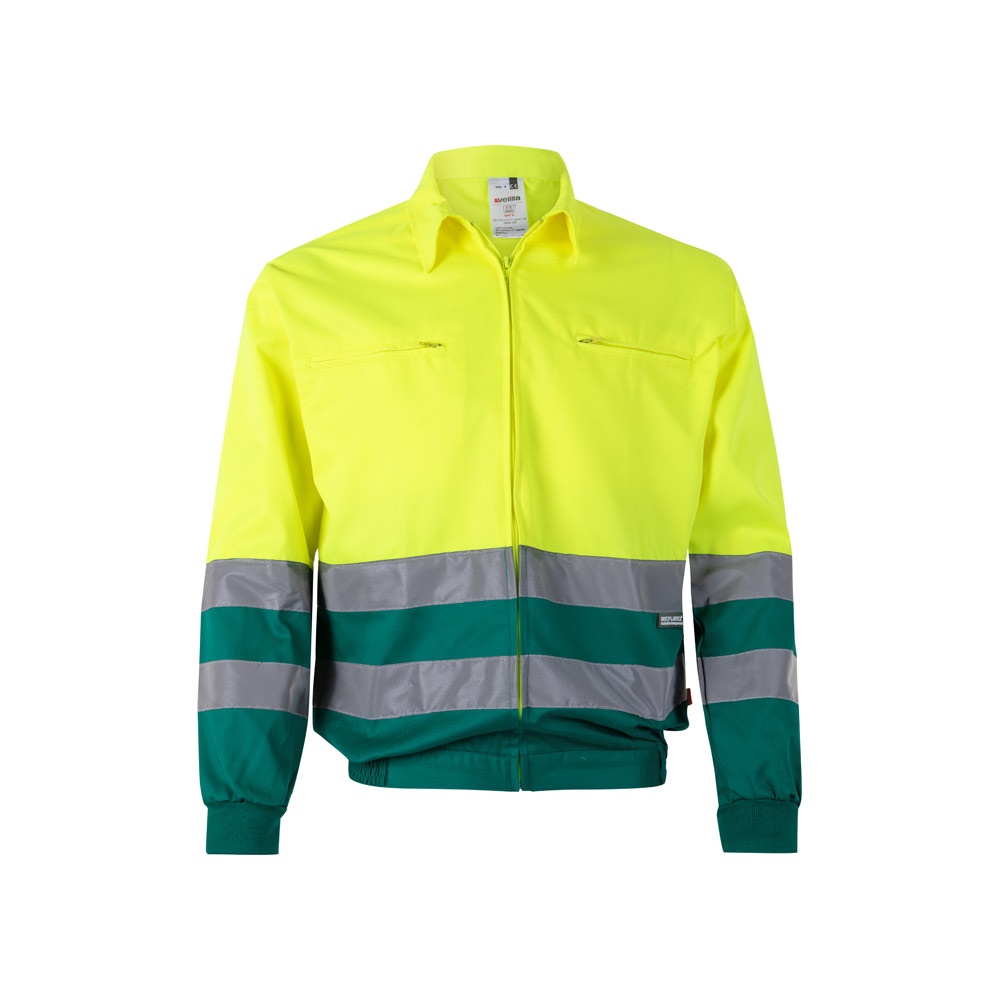 VL NEPTUNE. Chaqueta de sarga bicolor (210g/m²) en poliéster (80%) y algodón (20%)
