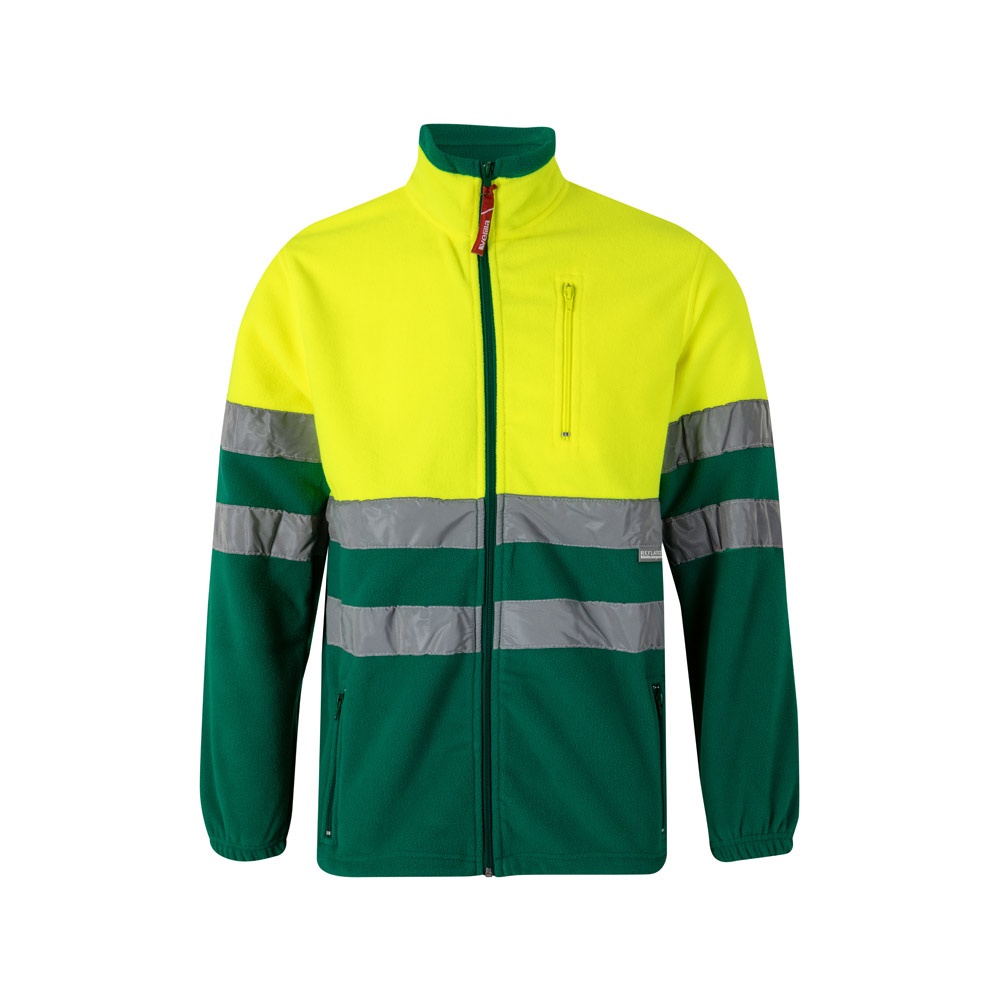 VL EROS. Chaqueta polar bicolor (280 g/m²), en poliéster (100%)