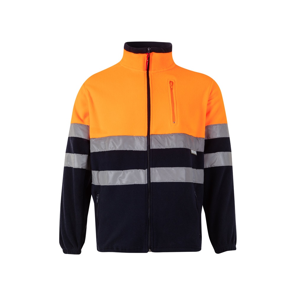 VL EROS. Chaqueta polar bicolor (280 g/m²), en poliéster (100%)