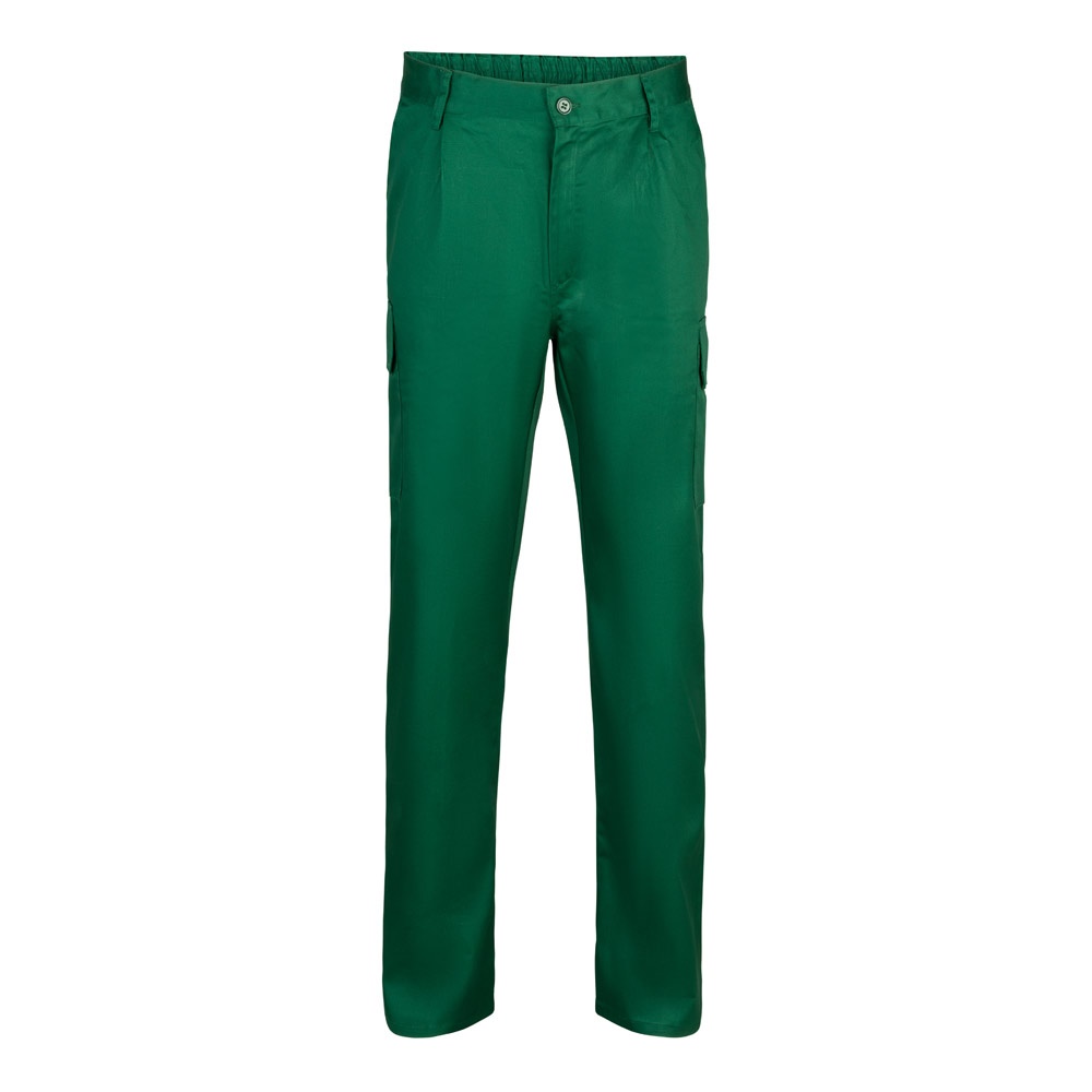 VL MABON. Pantalón multibolsillos de sarga (200g/m²), en algodón (35%) y poliéster (65%)