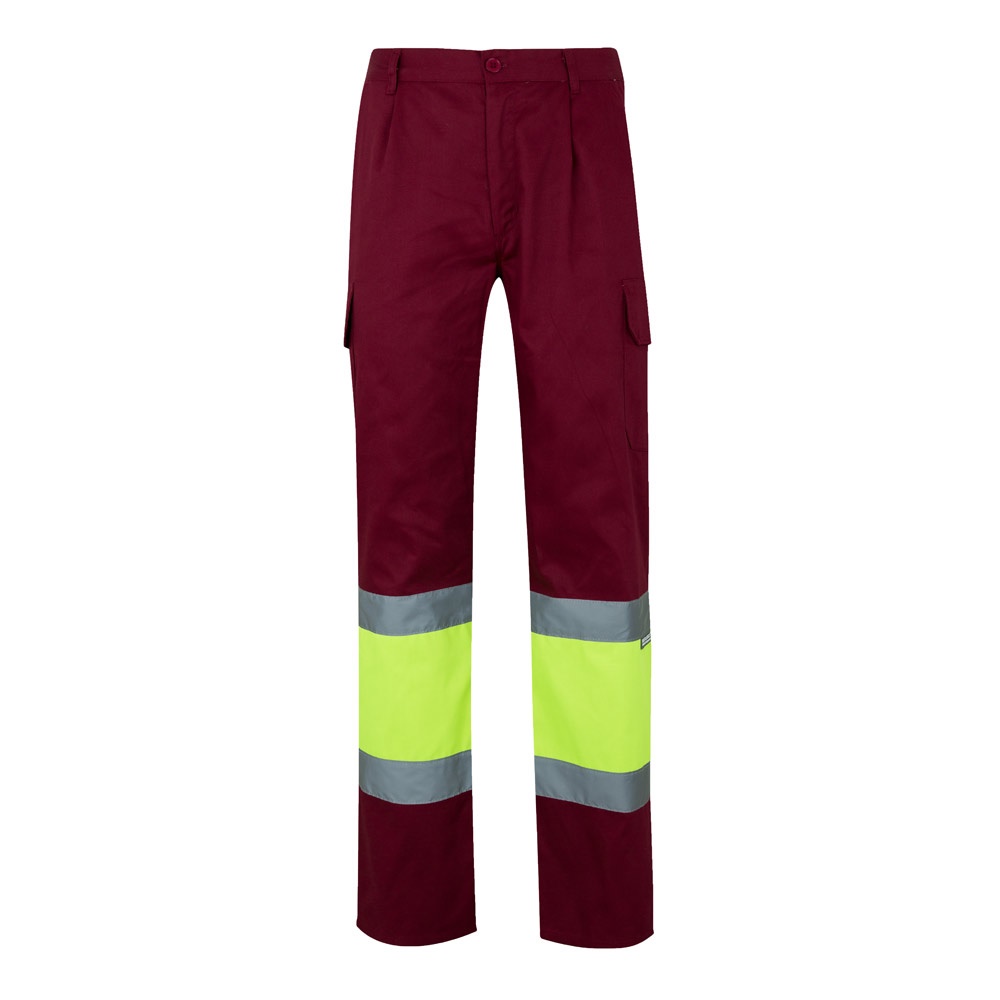 VL POSEIDON. Pantalón de sarga multibolsillos bicolor (210 g/m²), en algodón (20 %) y poliéster (80 %)