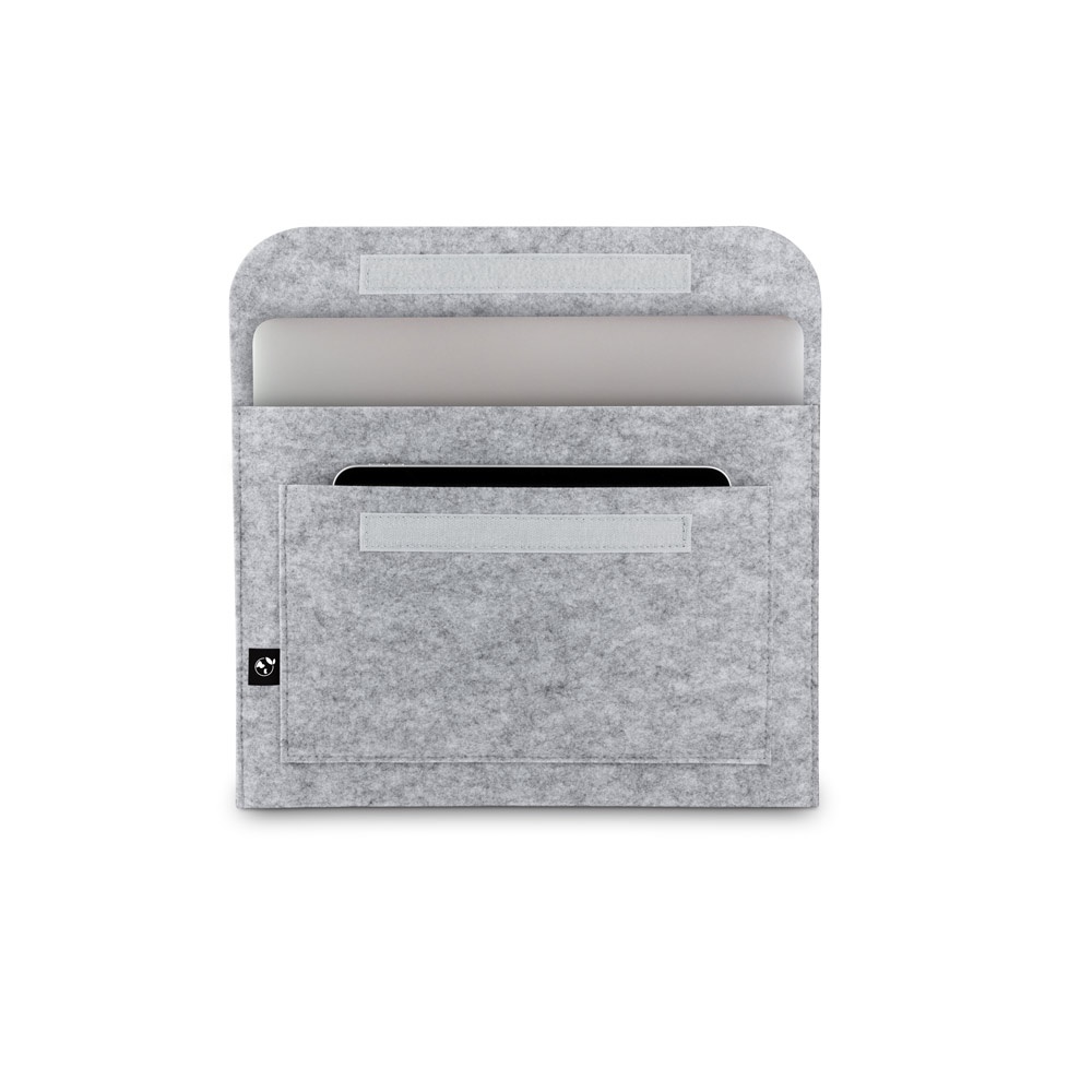 FELPY SLEEVE. Bolsa de fieltro reciclado (100% rPET) para portátil