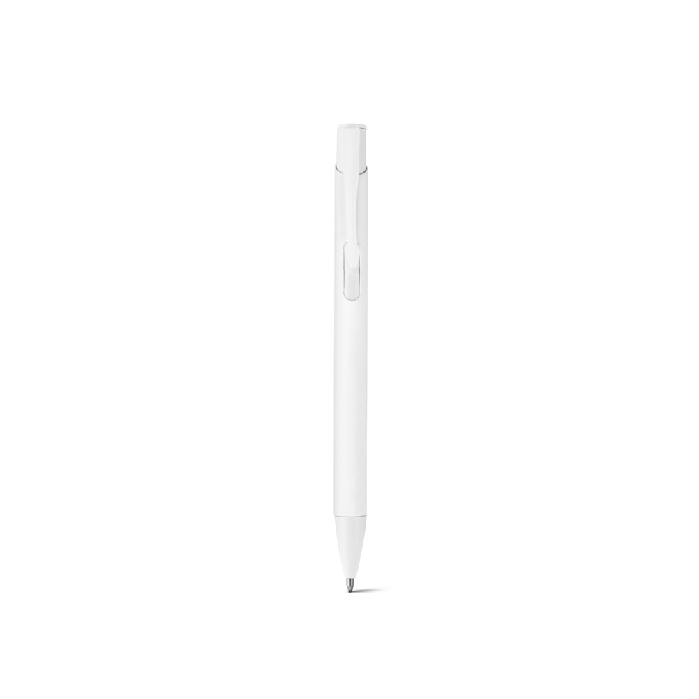 CLINT. Bolígrafo de aluminio reciclado (100% rAL) con acabado de goma