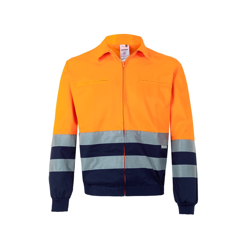 VL NEPTUNE. Chaqueta de sarga bicolor (210g/m²) en poliéster (80%) y algodón (20%)
