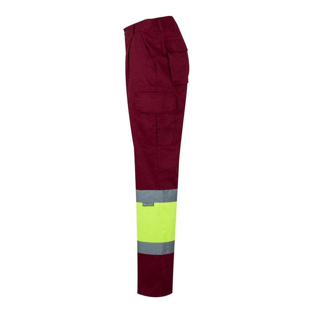 VL POSEIDON. Pantalón de sarga multibolsillos bicolor (210 g/m²), en algodón (20 %) y poliéster (80 %)