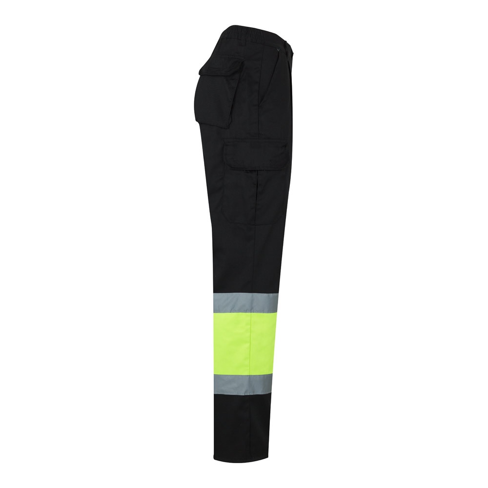 VL POSEIDON. Pantalón de sarga multibolsillos bicolor (210 g/m²), en algodón (20 %) y poliéster (80 %)