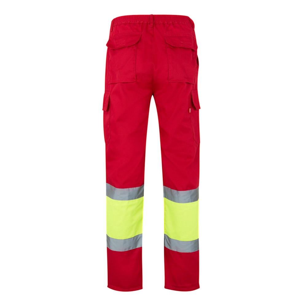 VL POSEIDON. Pantalón de sarga multibolsillos bicolor (210 g/m²), en algodón (20 %) y poliéster (80 %)