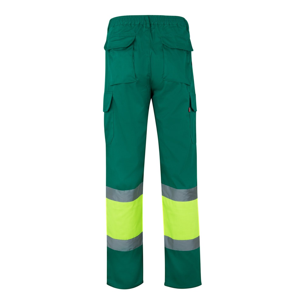 VL POSEIDON. Pantalón de sarga multibolsillos bicolor (210 g/m²), en algodón (20 %) y poliéster (80 %)