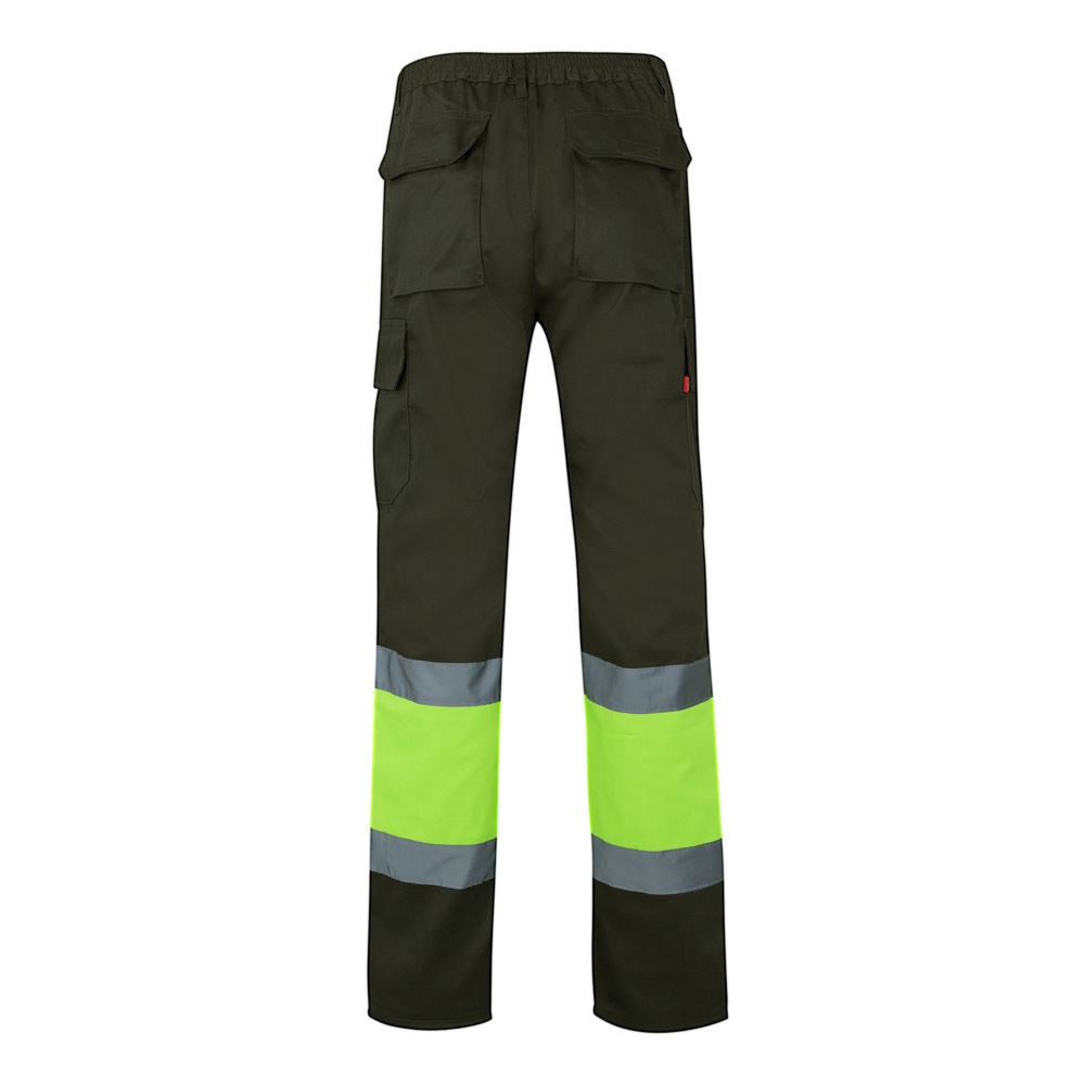 VL POSEIDON. Pantalón de sarga multibolsillos bicolor (210 g/m²), en algodón (20 %) y poliéster (80 %)