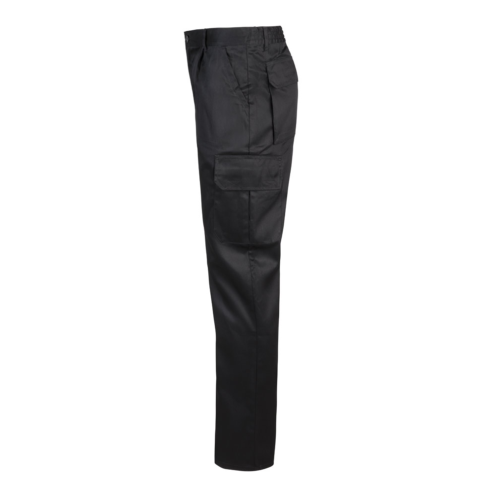 VL MABON. Pantalón multibolsillos de sarga (200g/m²), en algodón (35%) y poliéster (65%)