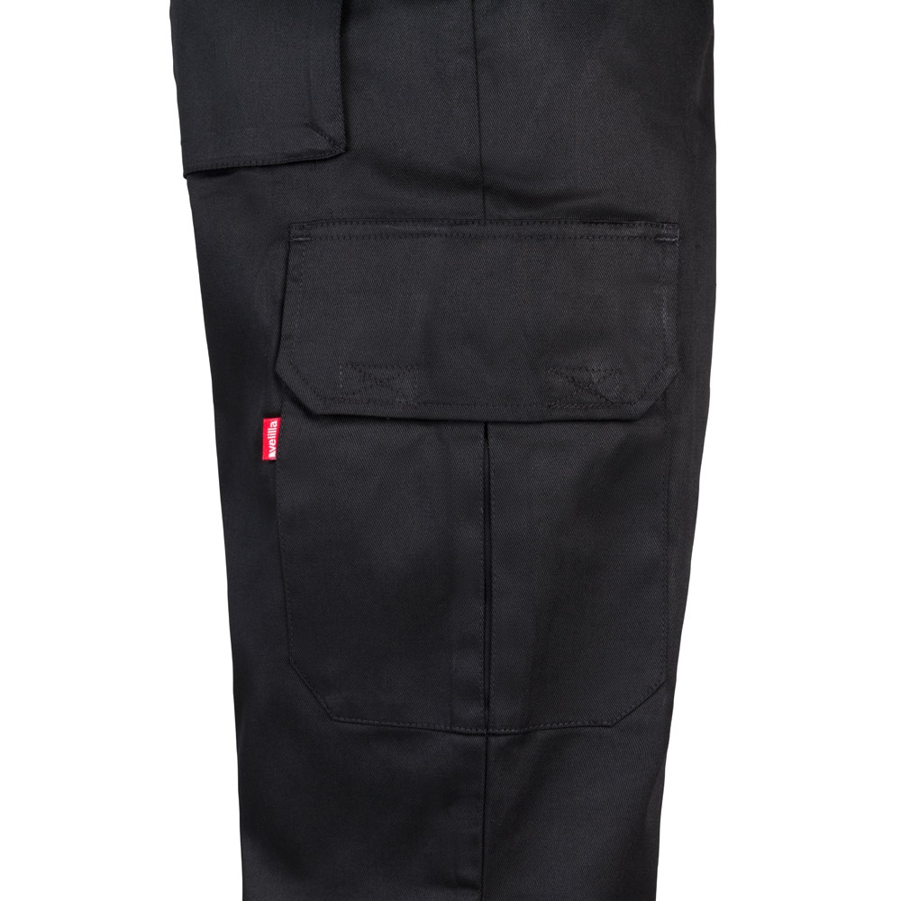 VL MABON. Pantalón multibolsillos de sarga (200g/m²), en algodón (35%) y poliéster (65%)
