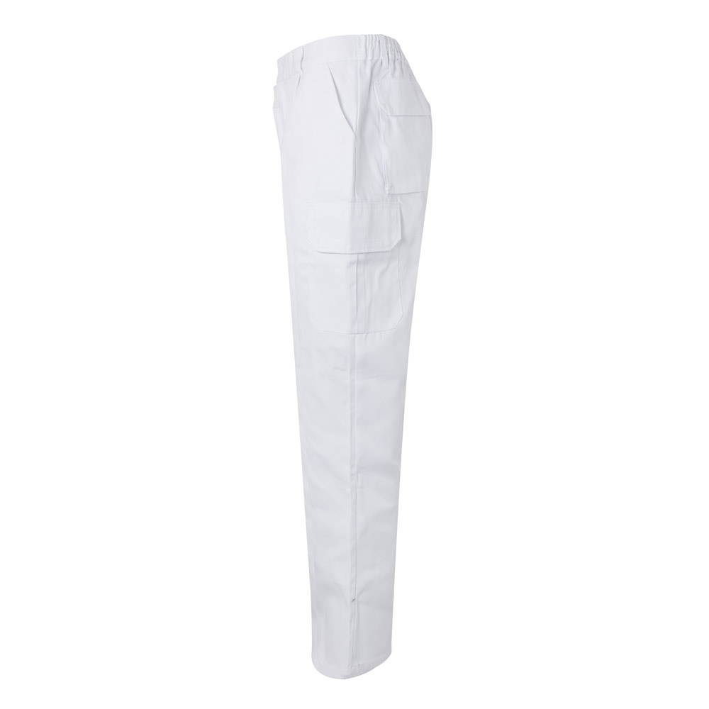 VL MABON. Pantalón multibolsillos de sarga (200g/m²), en algodón (35%) y poliéster (65%)