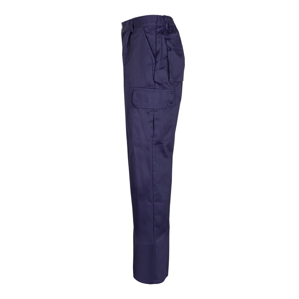 VL MABON. Pantalón multibolsillos de sarga (200g/m²), en algodón (35%) y poliéster (65%)