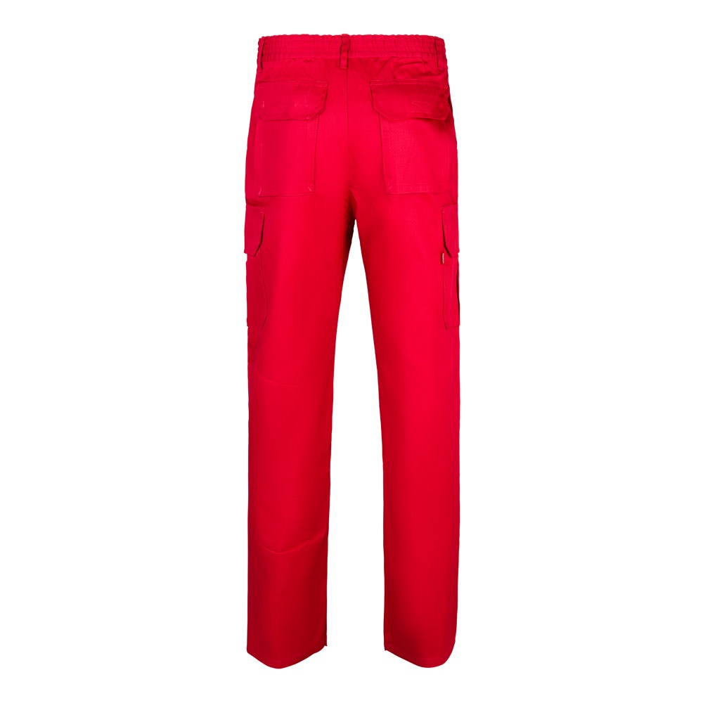 VL MABON. Pantalón multibolsillos de sarga (200g/m²), en algodón (35%) y poliéster (65%)