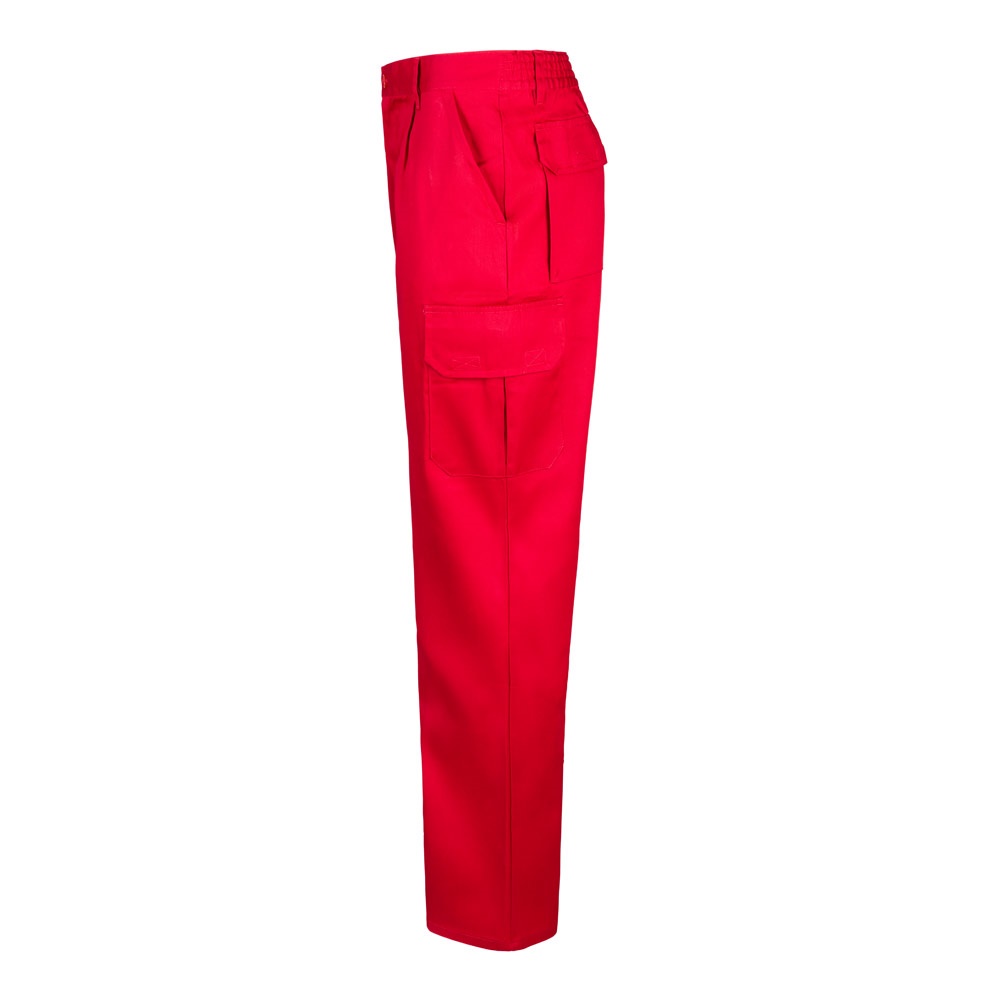 VL MABON. Pantalón multibolsillos de sarga (200g/m²), en algodón (35%) y poliéster (65%)