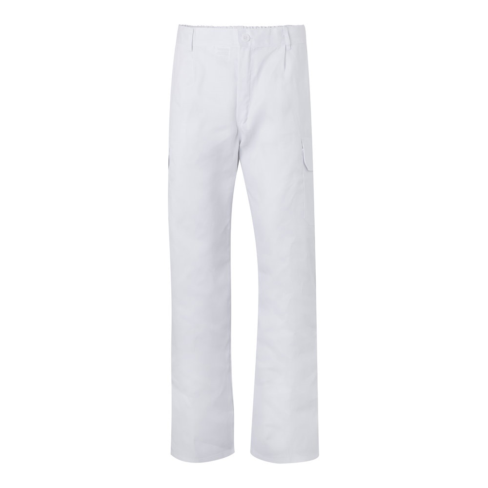 VL MABON. Pantalón multibolsillos de sarga (200g/m²), en algodón (35%) y poliéster (65%)