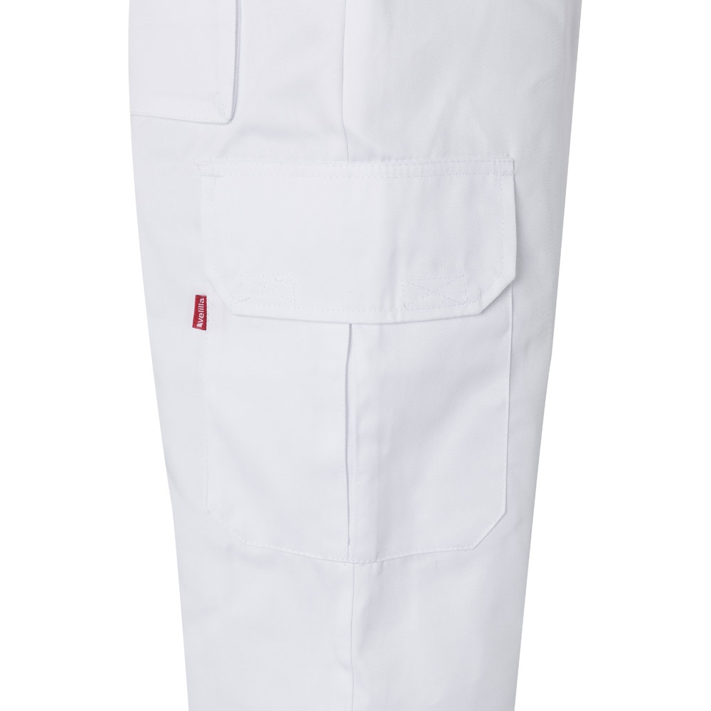 VL MABON. Pantalón multibolsillos de sarga (200g/m²), en algodón (35%) y poliéster (65%)