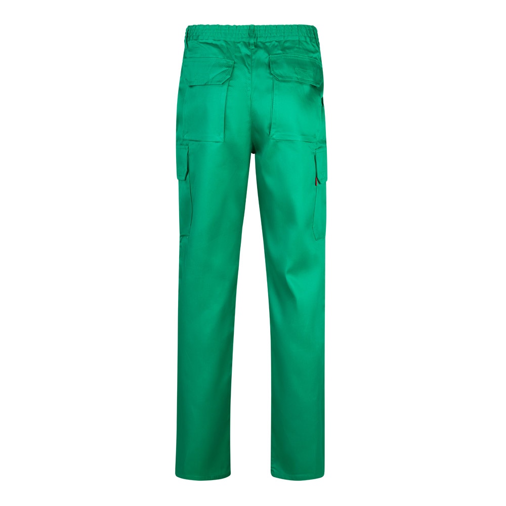 VL MABON. Pantalón multibolsillos de sarga (200g/m²), en algodón (35%) y poliéster (65%)