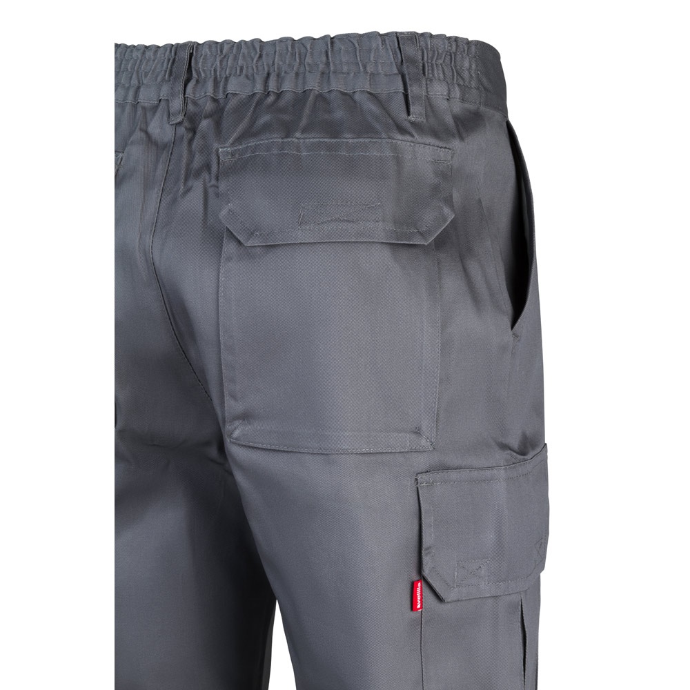 VL MABON. Pantalón multibolsillos de sarga (200g/m²), en algodón (35%) y poliéster (65%)